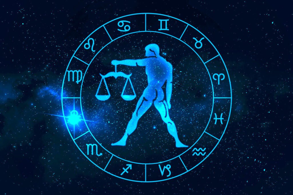 Symbole du signe astrologique Balance pour illustrer ses traits de caractère et prévisions astrologiques